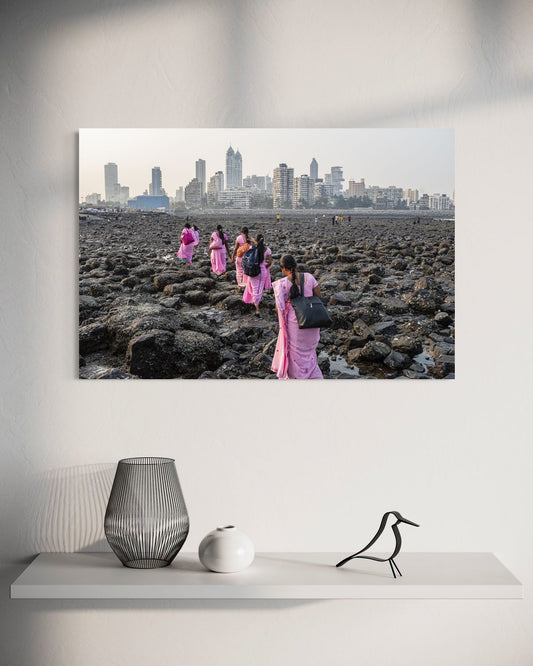 A Touch of Pink by Suresh Naganathan: unframed print, 60 x 90 cm, on a wall