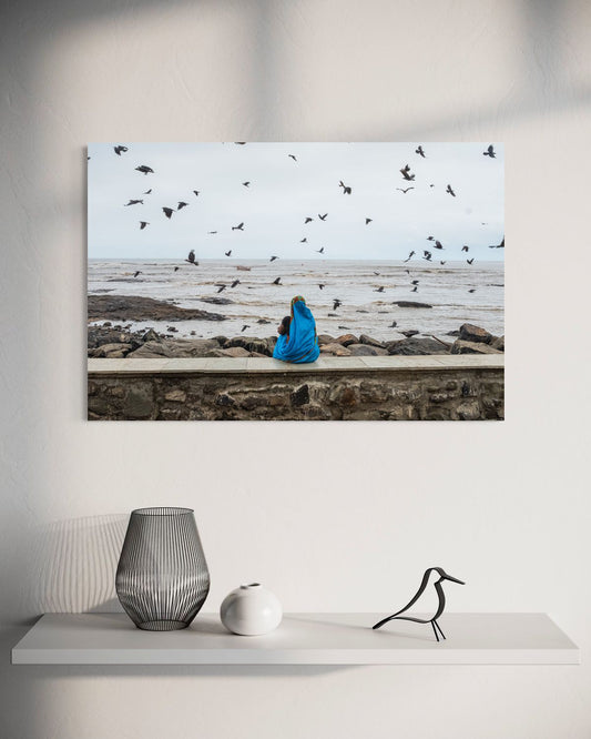 Contemplation by Suresh Naganathan: unframed print, 60 x 90 cm, on a wall