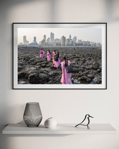 A Touch of Pink by Suresh Naganathan: black frame with white mat, 60 x 90 cm, on a wall