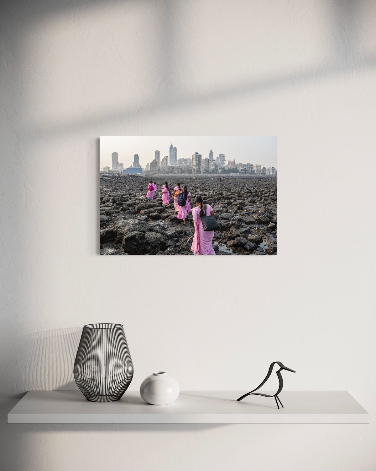 A Touch of Pink by Suresh Naganathan: unframed print, 40 x 60 cm, on a wall