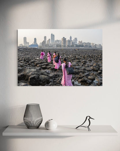 A Touch of Pink by Suresh Naganathan: unframed print, 60 x 90 cm, on a wall