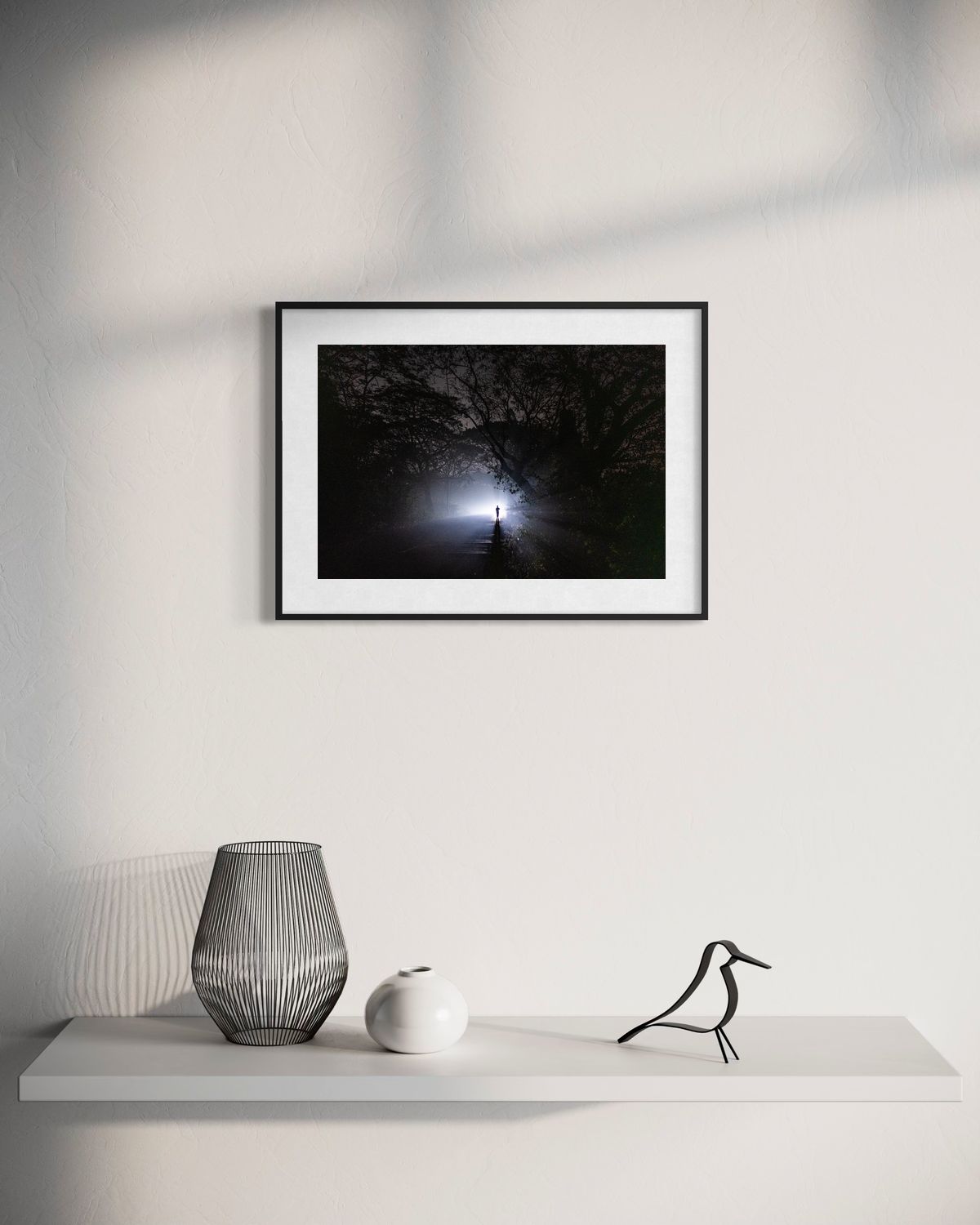 Close Encounters of the Third Kind by Suresh Naganathan: black frame with white mat, 30 x 45 cm, on a wall