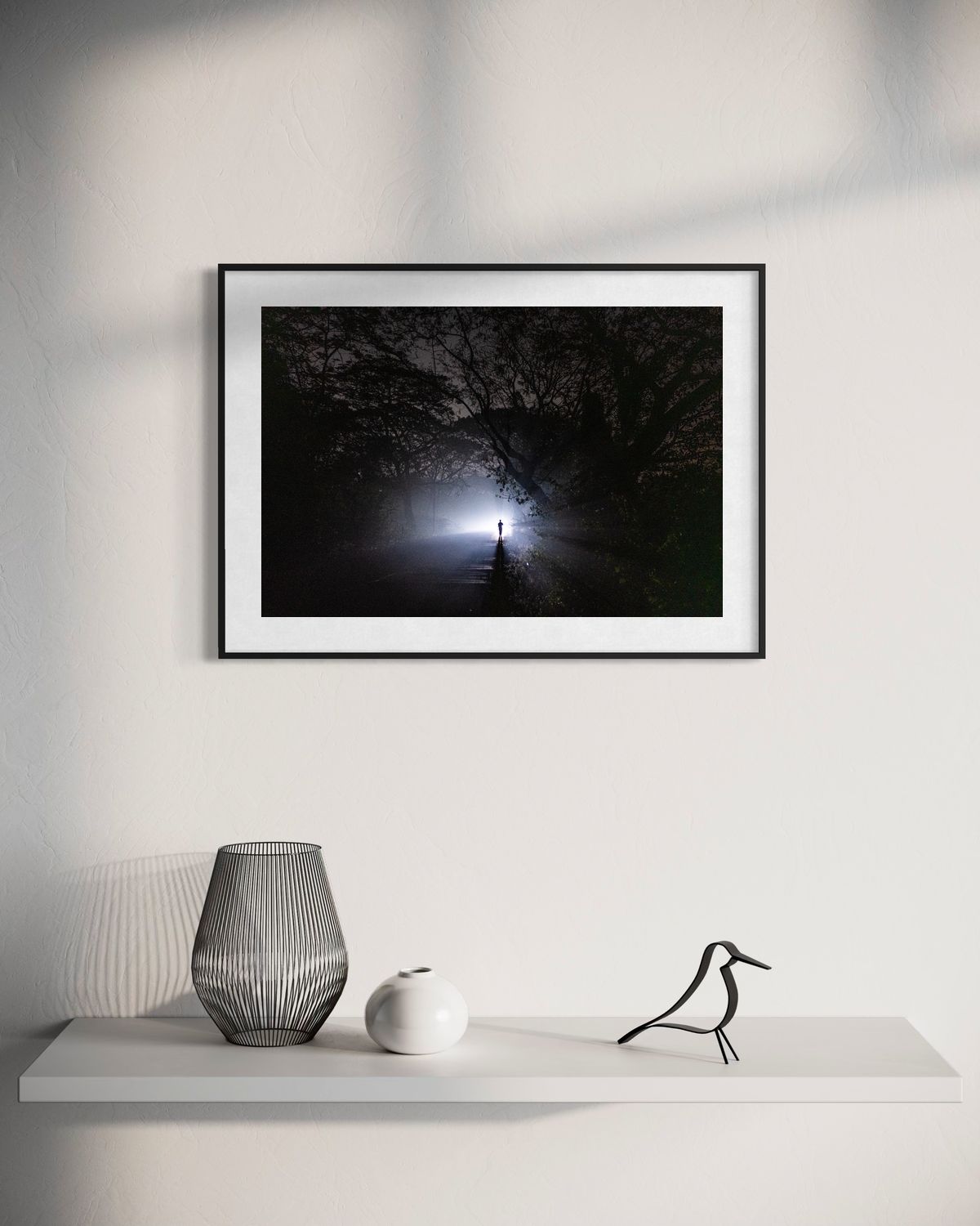 Close Encounters of the Third Kind by Suresh Naganathan: black frame with white mat, 40 x 60 cm, on a wall