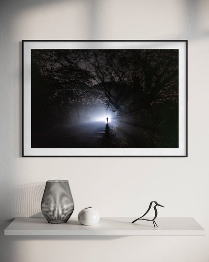 Close Encounters of the Third Kind by Suresh Naganathan: black frame with white mat, 60 x 90 cm, on a wall