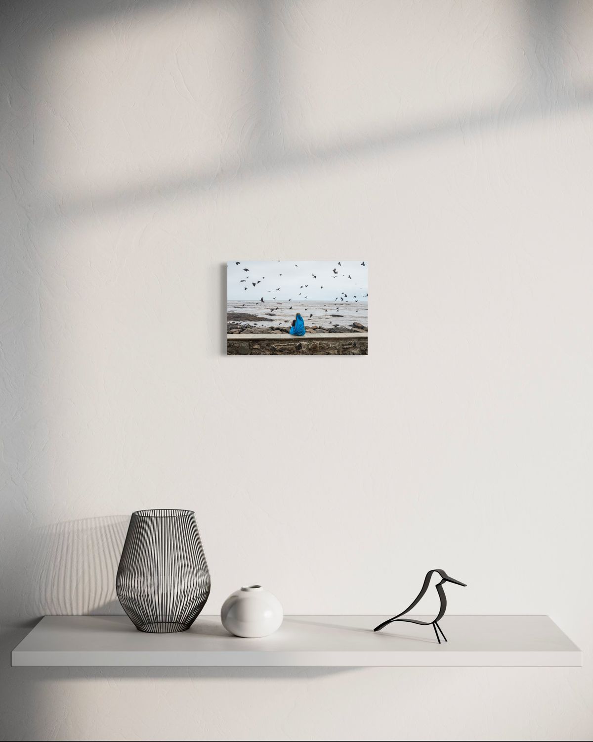 Contemplation by Suresh Naganathan: unframed print, 20 x 30 cm, on a wall