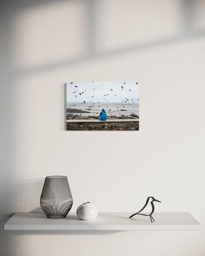 Contemplation by Suresh Naganathan: unframed print, 30 x 45 cm, on a wall