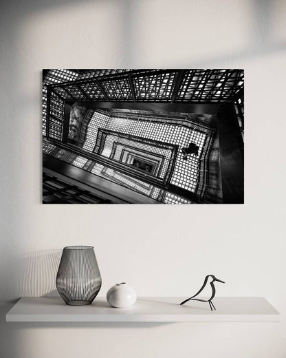 Endless ascent by Marc Estruch: unframed print, 60 x 90 cm, on a wall