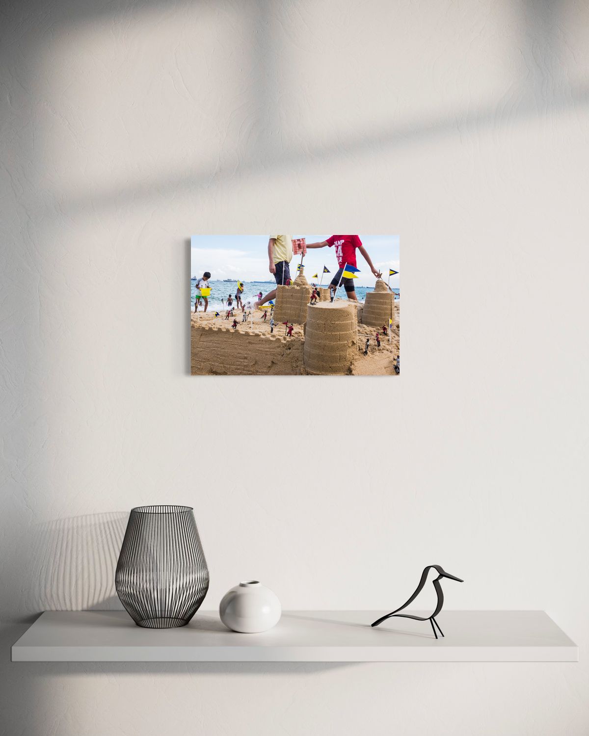 Gulliver's Travels by Suresh Naganathan: unframed print, 30 x 45 cm, on a wall