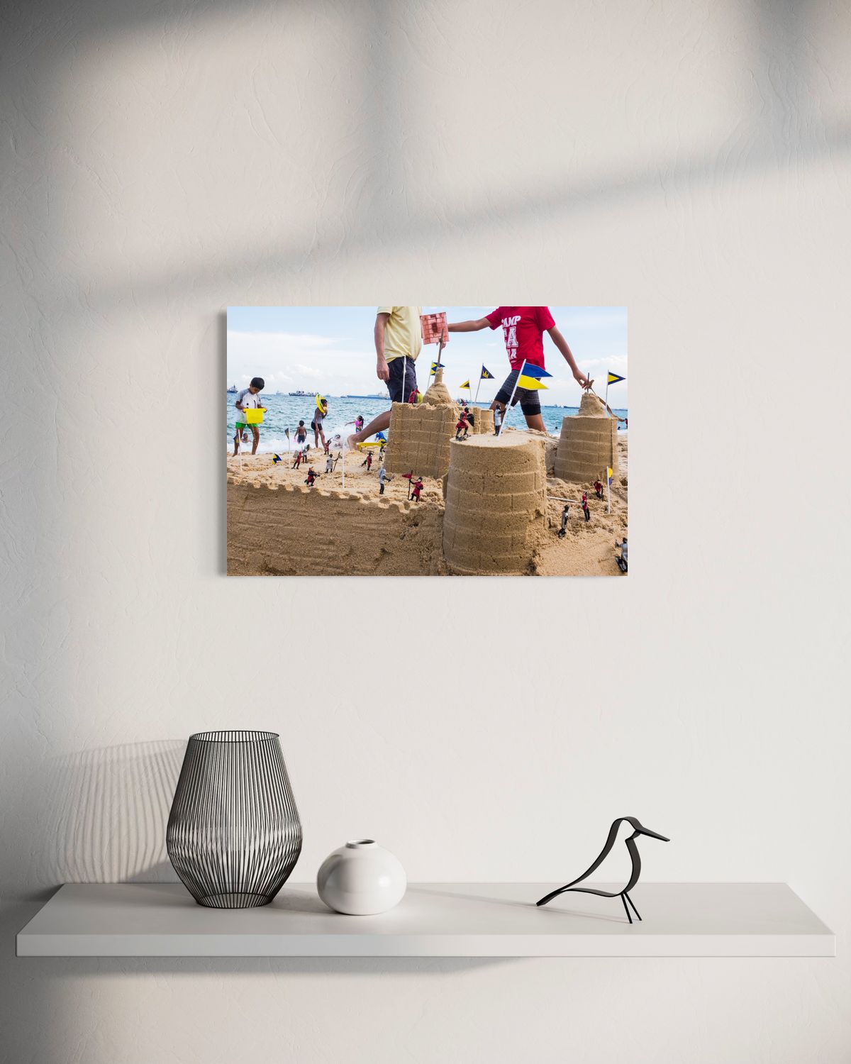 Gulliver's Travels by Suresh Naganathan: unframed print, 40 x 60 cm, on a wall