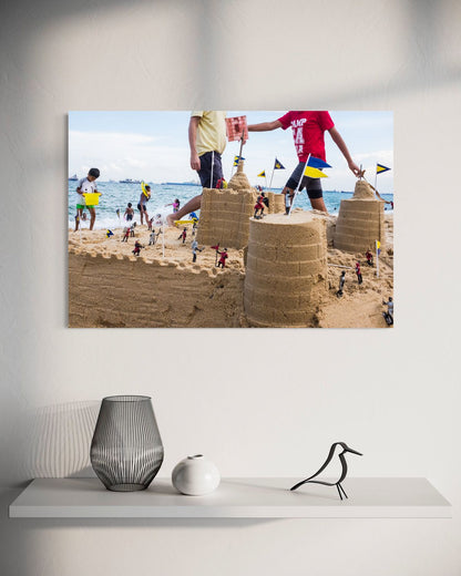 Gulliver's Travels by Suresh Naganathan: unframed print, 60 x 90 cm, on a wall